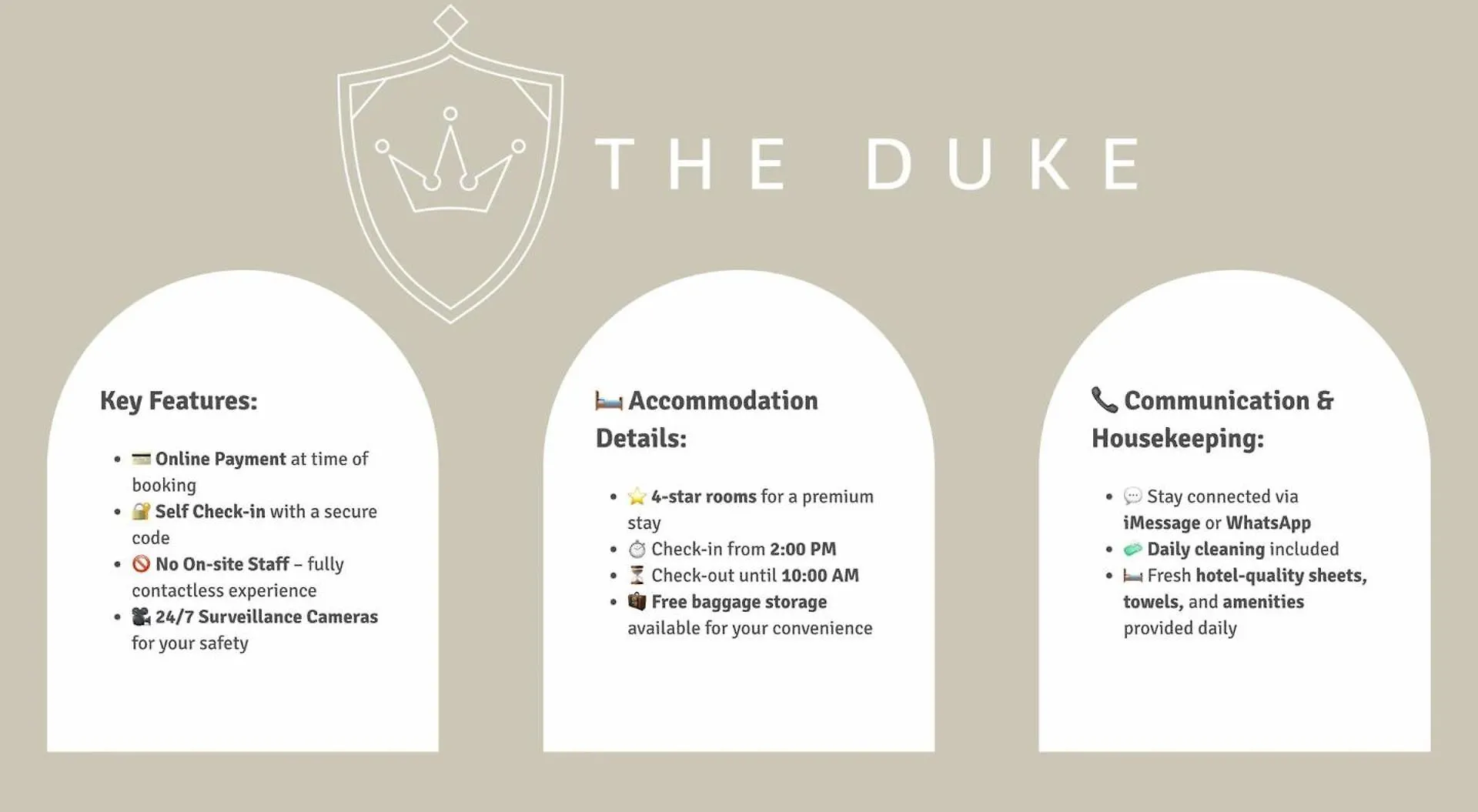 The Duke Luxury Rooms Split Bed & Breakfast